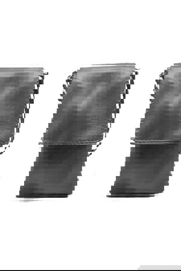 Kitise Stylish Flap Small Genuine Italian Leather Crossbody Bag