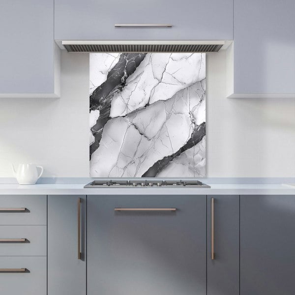 Warren Reed - Designer Grey And White Marble Effect Kitchen Splashback