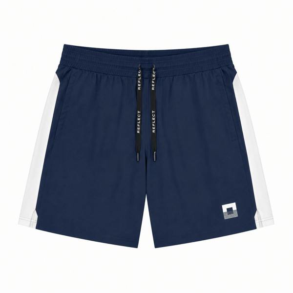 REFLECT Zone Tech 7-Inch Shorts Navy Blue/White