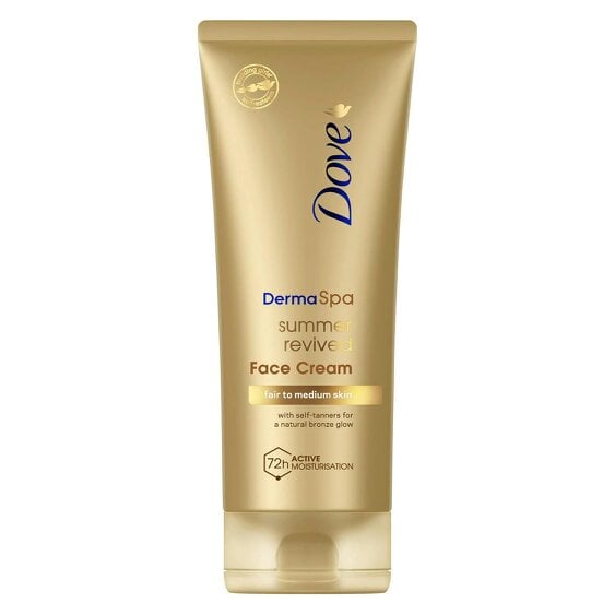 Dove Summer Revived Tanning Lotion 75ml 2 Pack, Light to Medium Sunkissed Glow
