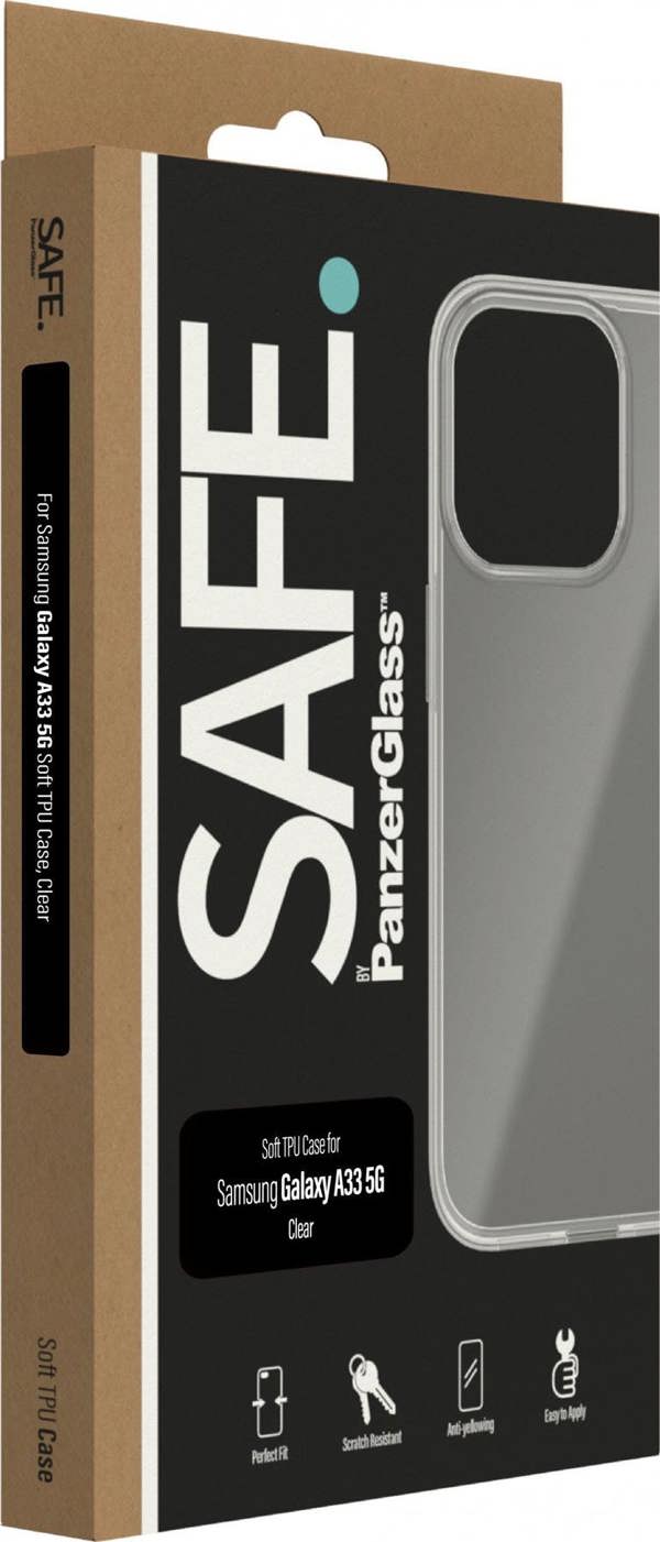 PanzerGlass Panzer Glass Safe Soft TPU Case for Samsung Galaxy A33 5G 6.4" Clear - SAFE95307