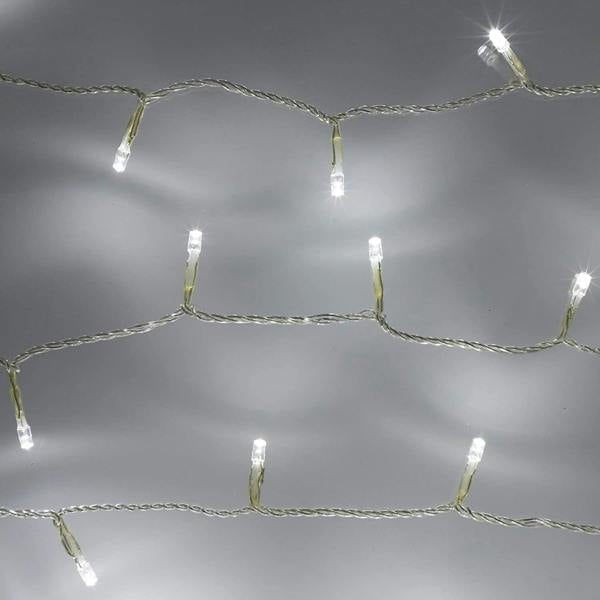 Battery Operated Cool White LED Wire String Fairy Lights in 20, 40 or 80 LED Sizes image 4