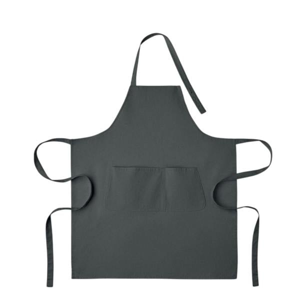 MidOcean Gamma Organic Cotton Bib Apron - Stone Grey - 