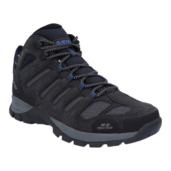 Hi-Tec Corzo Mid Polyurethane Men's Charcoal/Nautical Blue Hiking Boots