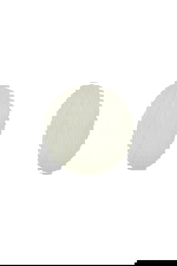 Living and Home Round Wooden Top Coffee Table with Metal Base