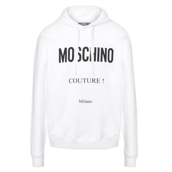 Moschino Couture Milano White Hoodie