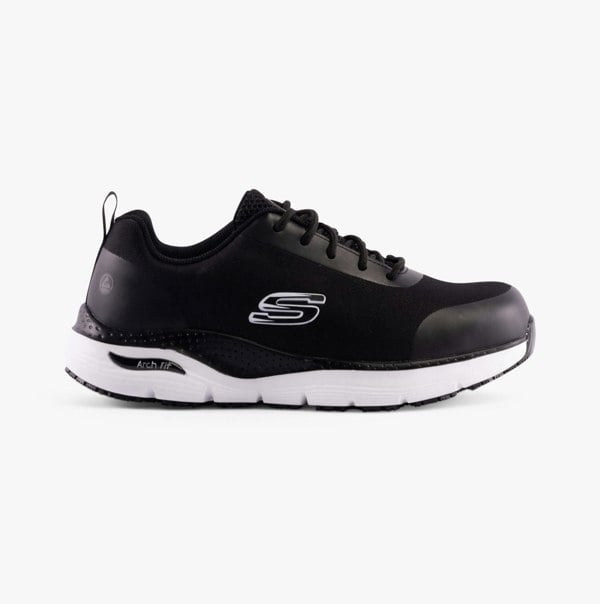 Skechers Work Skechers Work 200086EC ARCH FIT SR - RINGSTAP Mens Safety Trainers Black/White