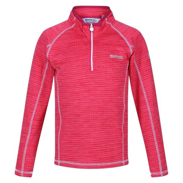 Regatta Childrens/Kids Berley Horizontal Stripe Sweatshirt - Pink Potion - 