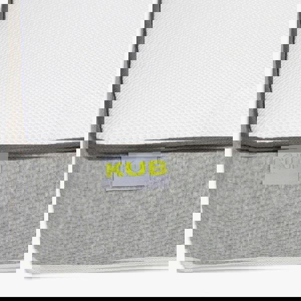 Cubby single mattress corner close up view