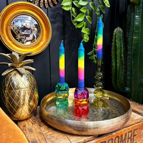 Love Frankie Rainbow Candle