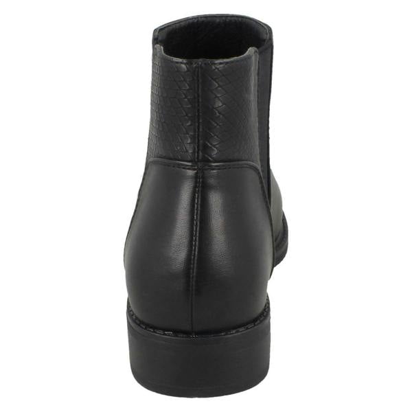 Spot On Ladies Spot On Flat Ankle Boots F51023