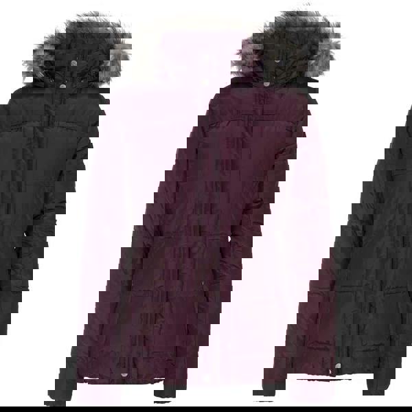 Trespass Womens/ladies Nanette Faux Fur Trim Jacket - Fig