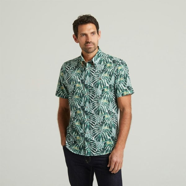 Gabicci G54W03 Mens Short Sleeve Printed  Shirt Gabicci Classic - MEADOW