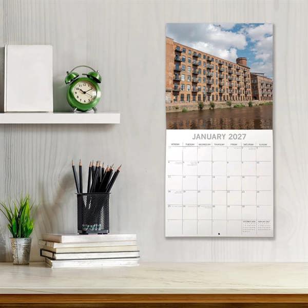 Leeds Calendar 2027, Wall Calendars, Month To View, Travel, Gift