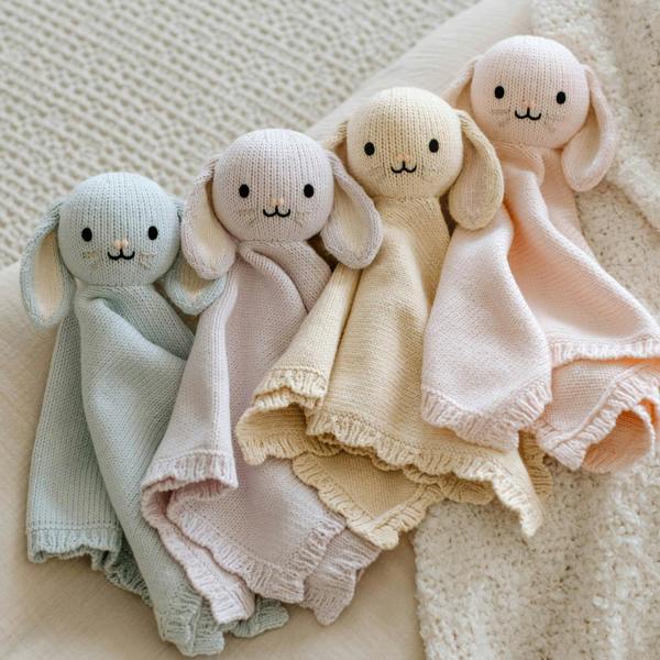 cuddle+kind - Lovey Collection - Baby Bunny - Blue