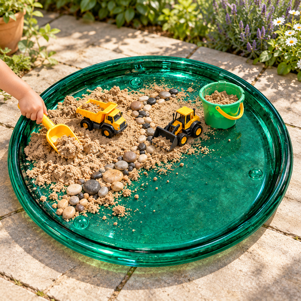Large 70cm Round Plastic Tuff Tray Arts and Crafts base Activity Messy play