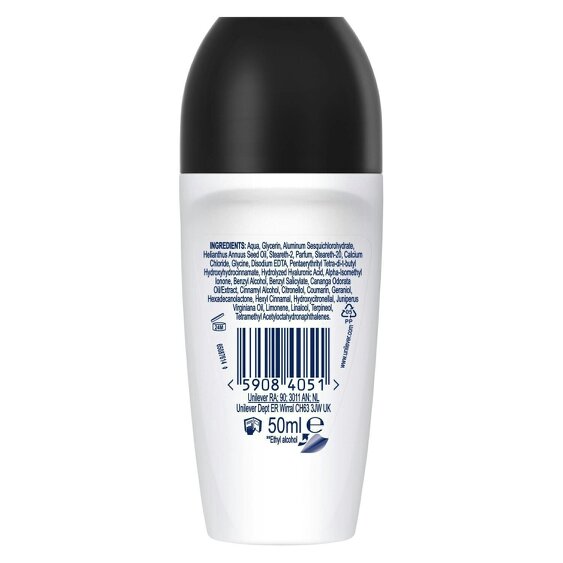 Dove Invisible Dry Roll On Anti-Perspirant Long Lasting Fragrance 48H, 3x50ml