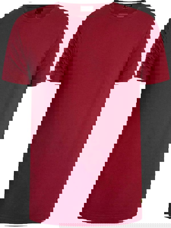 Lyle & ScottPyjama SetCharlie T-Shirt & Shorts Lounge Set, Burgundy/BlackBoxers & Briefs