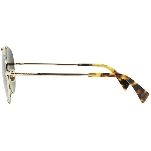 Lanvin Gradient Brown Lens Gold Sunglasses