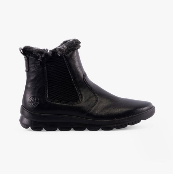Rieker Z0061-00 Womens Boots - Black