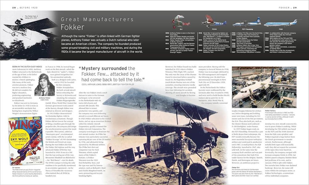 The Aircraft Book: The Definitive Visual History By DK - Paperback