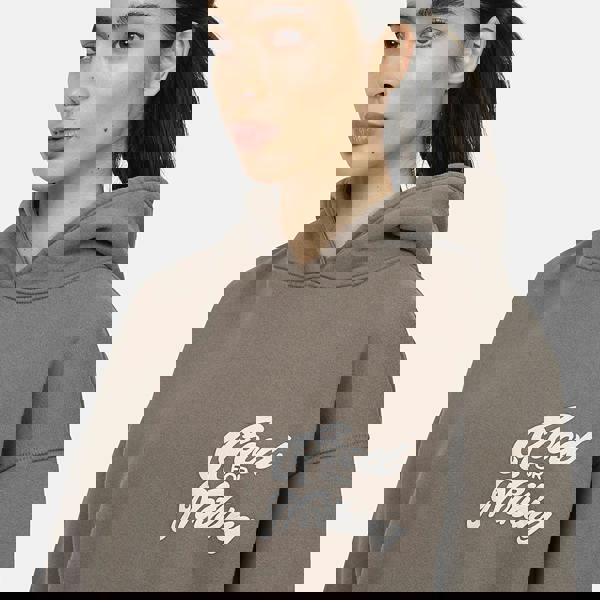 Good For Nothing Taupe Relaxed Hoodie - Taupe Image 3