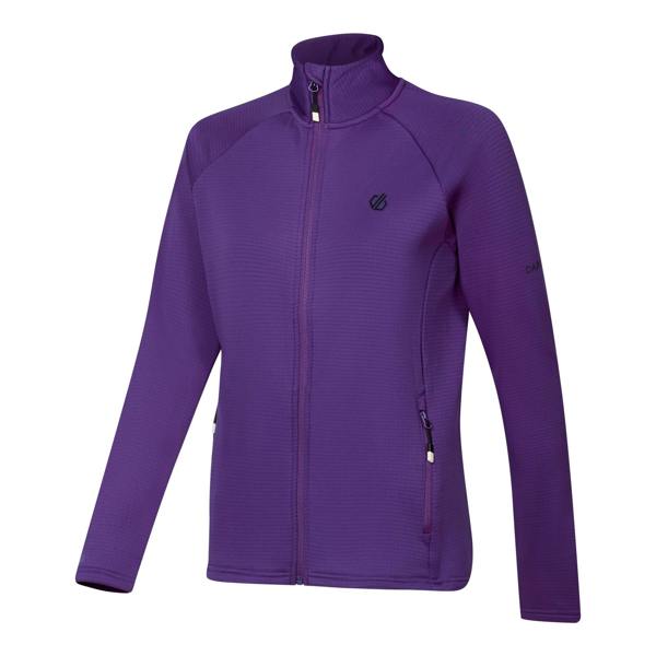 Dare 2B Womens/Ladies Lowline Core Stretch Full Zip Midlayer - Amaranth - 