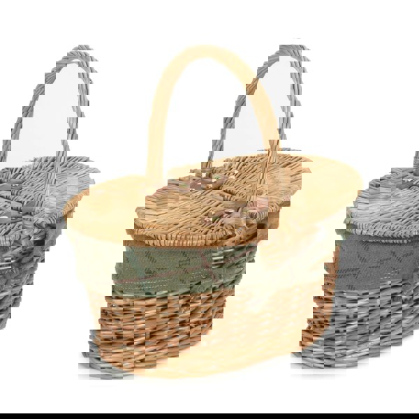 Wicker Picnic Baket with Lining