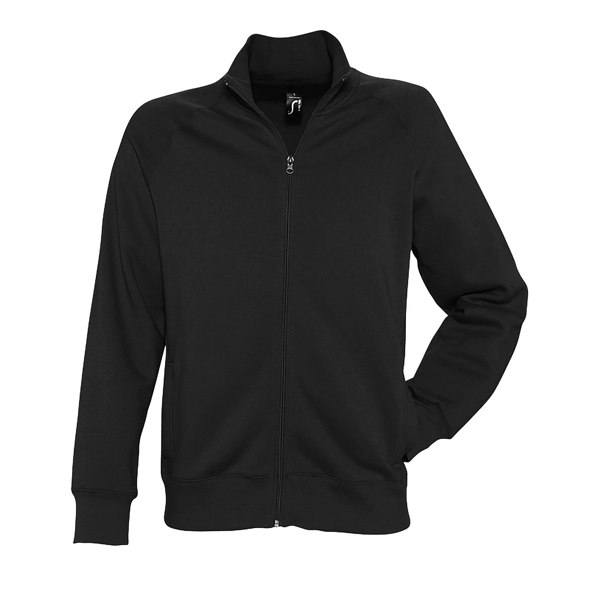 SOLS Mens Sundae Full Zip Sweat Jacket - Black