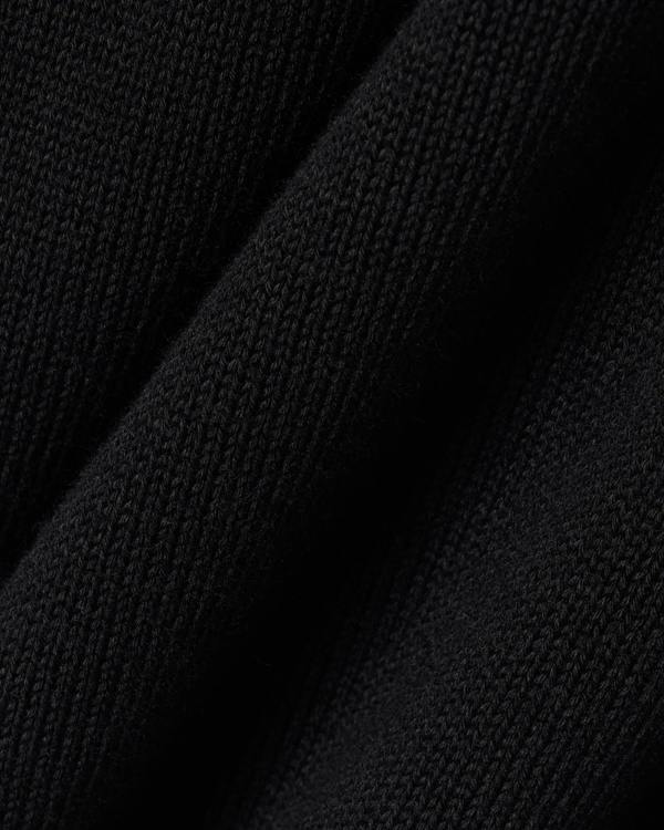 Lacoste Monochrome Jersey Mens V Neck Sweater - Black 031 | CHO | Designer Mens Sweatshirts