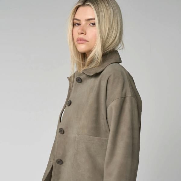 Women's Sage Suede Jacket