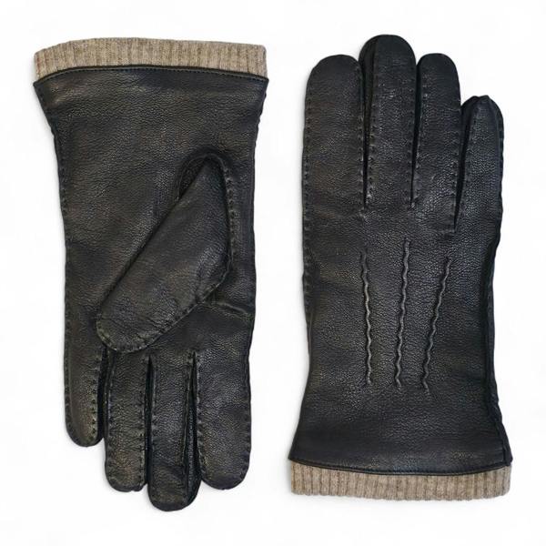 Infinity Leather Men’s Italian Leather Warm Wool Lining Winter Gloves - M-LGV-405