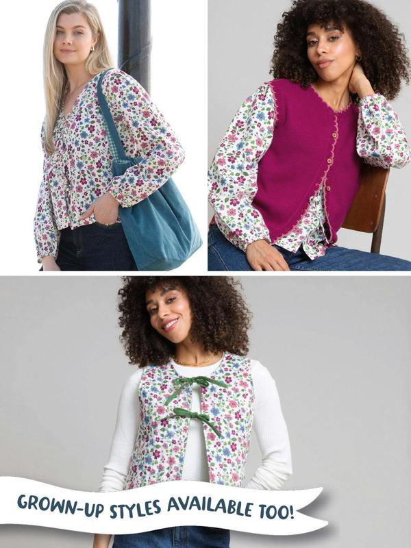 Kite Girls Organic Clover Blouse