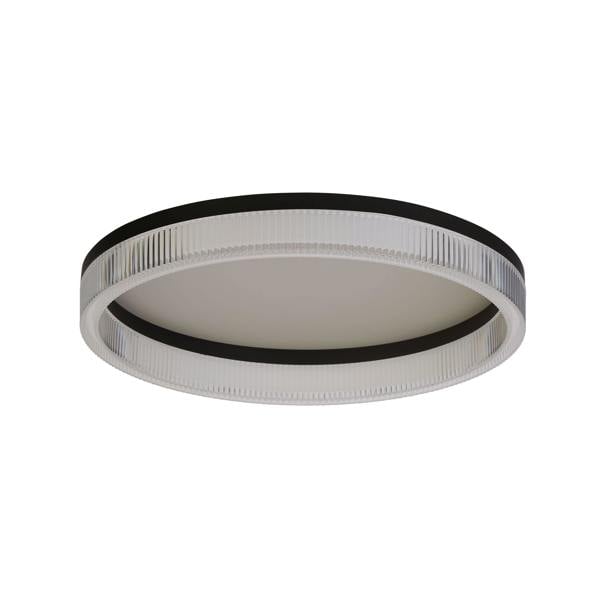 Lighting Collection Black LED Ceiling Flush
