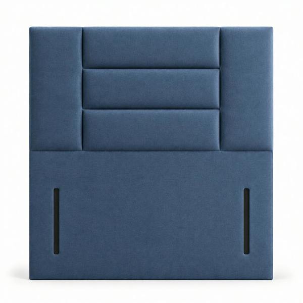Great British Beds Hebden Headboard - Blue Plush
