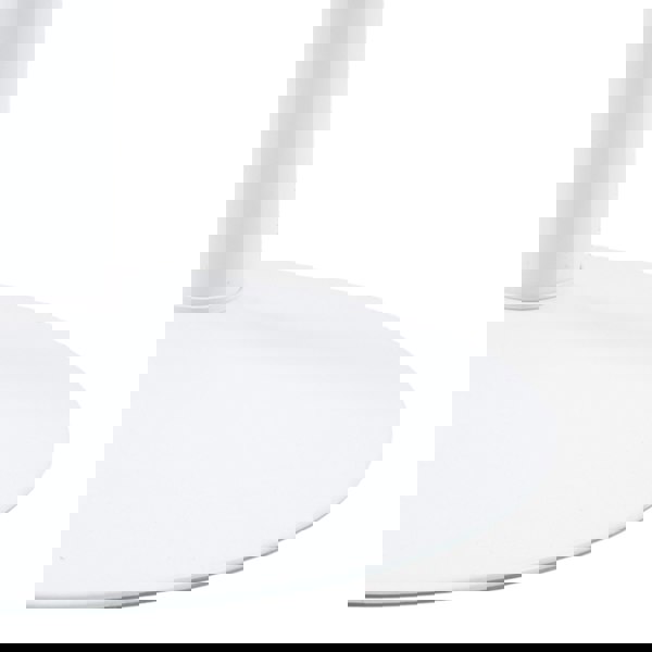 Furniture To Go Ibiza Round Dining Table with White Top and White Base