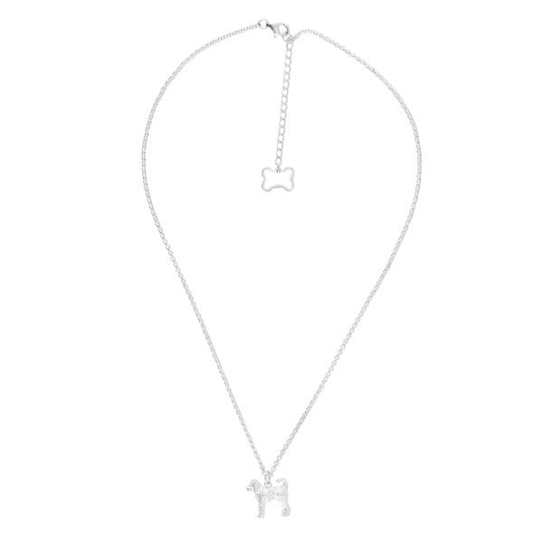 Mylee London Labradoodle Silver Necklace - Personalised