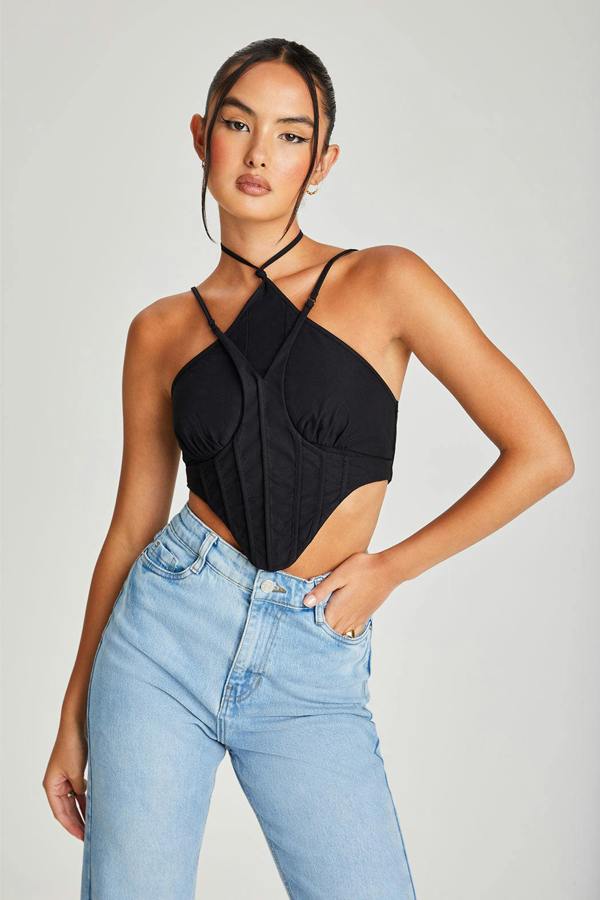Urban Bliss Halter Corset Top