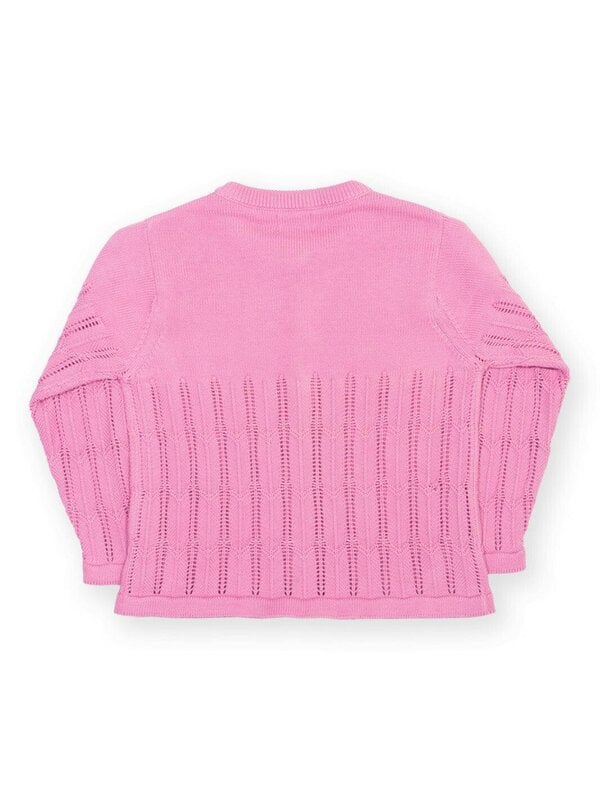 Kite Girls Organic Together Cardi Peony