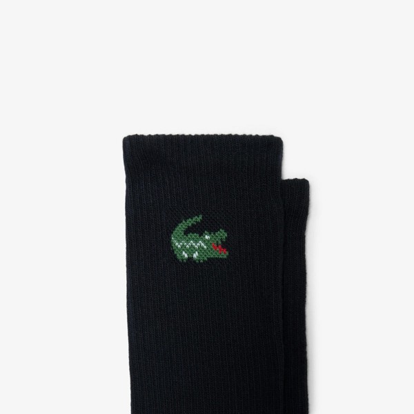 Lacoste 6-Pack Jacquard Crocodile  Sport Socks