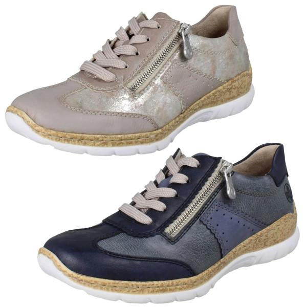 Rieker Womens Rieker Detailed Trainers With Side Zip N4221