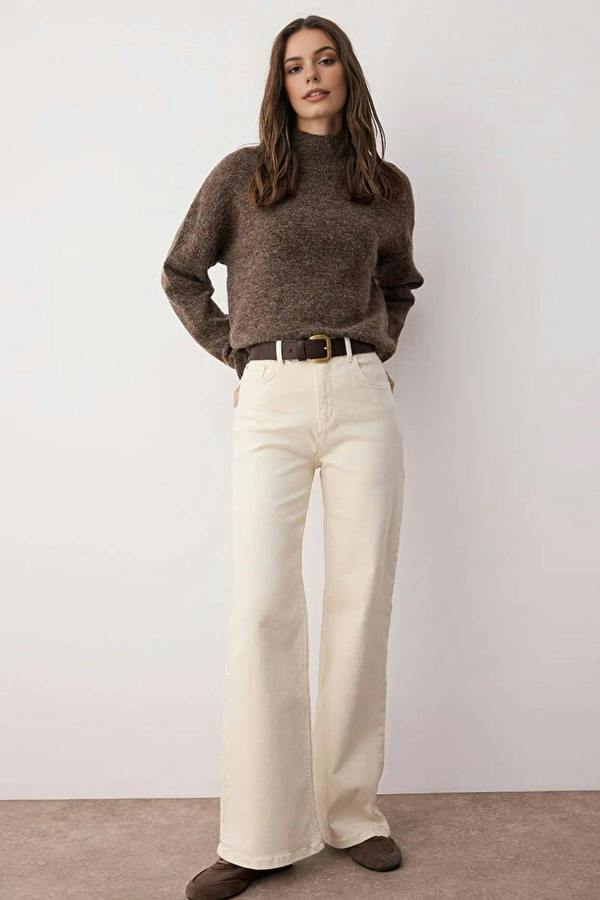 WOVCOR High Waist Wide Leg Jeans
