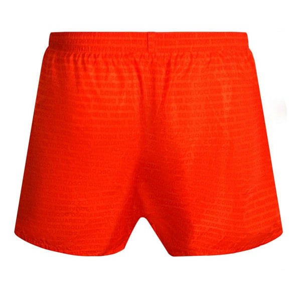 Dsquared2 All Over Design Swim Shorts - Red