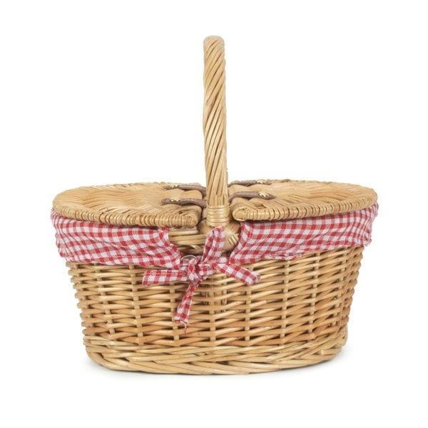 Wicker Picnic Baket with Lining
