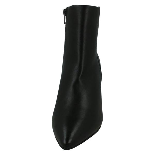 Spot On Ladies Spot On High Heel Leather Ankle Boots with Pointed Toe Inside Zip F51213