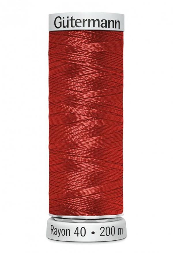 Gutermann No 40 Sulky Rayon Embroidery Thread 200m Rayon Thread Suitable For Embroidery