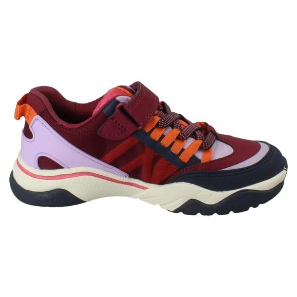 Clarks Kids Clarks Vegan Colour-Pop Sports Trainers - Feather Track