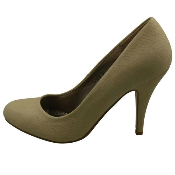 Spot On Ladies Spot On High Heel Court Shoe