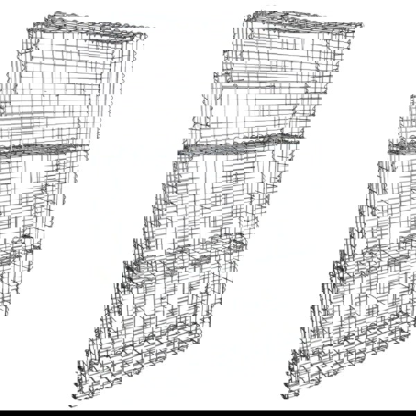 Monstershop Gabion Baskets 100 x 50 x 30cm / 3 Pack