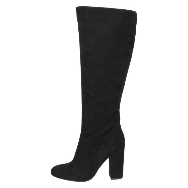 Anne Michelle Ladies Anne Michelle Chunky Block Heel Knee High Boots
